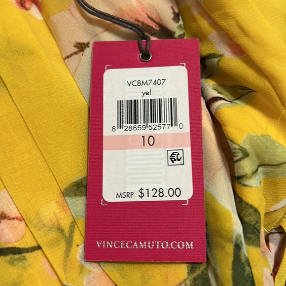 Vince Camuto chiffon midi dress - Picture 4 of 5